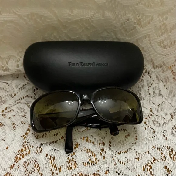 Vintage Ralph Lauren 7580/S Brown Tortoise Sunglasses - Picture 4 of 12